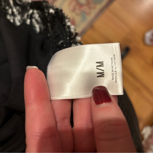 Express Tweed Women’s Blazer- black and white - Picture 4 of 6